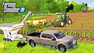 PLANTING 200+ ACRES OF SOYBEANS IN ONE DAY | Farming Simulator 22