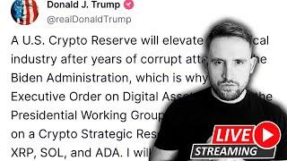 We are so Back..... And Yall Sold - Crypto Strategic Reserve Announced BTC, ETH, SOL, ADA, XRP...