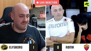 ELFSBORG-ROMA 1-0 LIVE REACTION | "PARTITA IMBARAZZANTE VI DOVETE VERGOGNARE BASTA!" | TIFOSIAMO