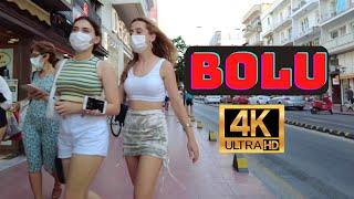 BOLU 4K Şehir Merkezi Turu | İzzet Baysal Caddesi | TURKEY - BOLU WALK