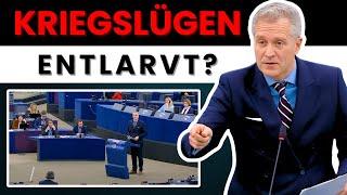 Dazwischen-Brüllen wird im EU-Parlament nicht geduldet! Petr Bystron (AfD) spricht im EU-Parlament