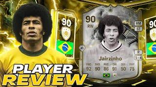 90 THUNDERSTRUCK ICON JAIRZINHO SBC PLAYER REVIEW - EA FC 25 ULTIMATE TEAM