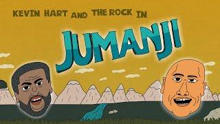 Kevin Hart and The Rock in Jumanji: the animated series