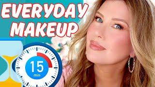 15  Minute EVERYDAY Makeup Routine For Mature Skin Using AFFORDABLE Products