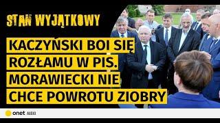 Kaczyński boi się rozłamu w PiS. Morawiecki nie chce powrotu Ziobry. Koalicja ma już swoje TKM