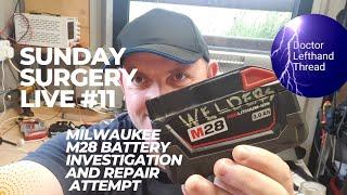 Doctor Lefthandthread Sunday Surgery #11 Milwaukee M28 #parkside #stealthmounts #milwaukee #live