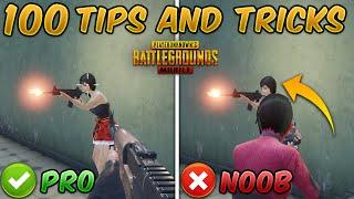 TOP 100 TIPS AND TRICKS in PUBG MOBILE/BGMI Compilation (Ultimate Noob To Pro Guide/Tutorial)