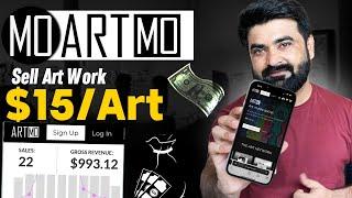 Artmo Tutorial By Sell Your Digital Art Work & Make $15/Art