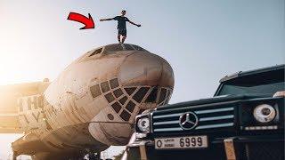 *ESCAPED* BMX RIDING ON TOP OF AEROPLANE!