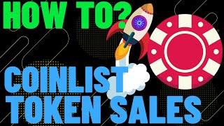 How To Participate In Token Sales On Coinlist? Crypto Currency New Coin Offerings ICO Token Sales!