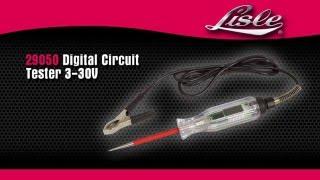 Lisle 29050 Digital Circuit Tester 3-30V