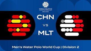 LIVE | China vs Malta | Men's Water Polo World Cup 2023 | Berlin