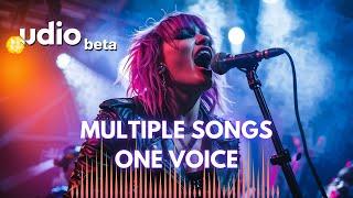 How To Create Multiple Songs With One Voice In Udio AI Music