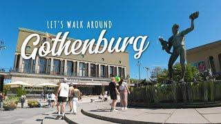 Let's walk around Gothenburg, Sweden - Summer 2024 4K