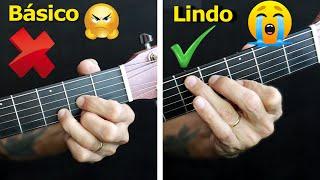 Acordes LINDOS e FÁCEIS para você usar em suas músicas - Aula de violão