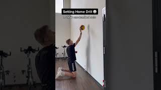 Volleyball Home Setting Drill  #shorts #volleyball