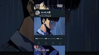 Jin woo is a king  (solo leveling)#anime #shortsfeed #jinwoo