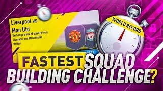 FASTEST SQUAD BUILDING CHALLENGE?