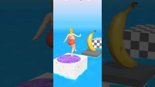 Squzzy girl in white and Red ball and jump on balloon ll #fun #gameplay #shortsviral #games #