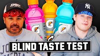 How many Gatorade flavors can be identify blindfolded?!