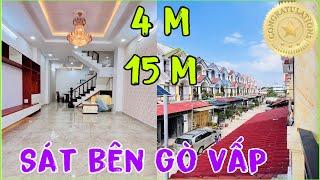 Nhà 4 x 15 m trệt 2 lầu ngay ngã 4 ga quận 12 (ms 6285) Giáp gò vấp, thủ đức, gần sân bay