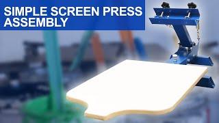 Simple Screen Printing Press | Assembly - Commercial Bargains Inc.