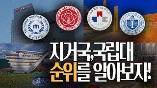 2024 지거국 , 국립대 순위를 알아보자 ! 전국 국립대학교 순위