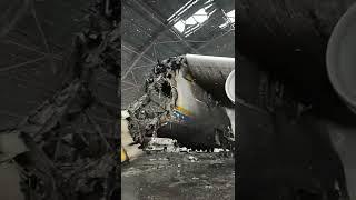 Video of the world's largest aircraft Antonov AN-225 Mriya destroyed by Russian troops | Ukraine |