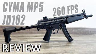 CYMA MP5 JD102 V2 260FPS Gel Blaster Toy Review