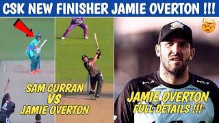 CSK New Player Jamie Overton Monster Batting  Jamie Overton vs Sam Curran  CSK IPL 2025