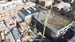 Fenwick High School's new, 330-space parking garage.