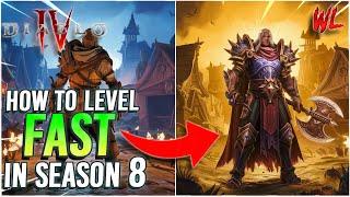 How to Level Fast in Diablo 4 Season 8 PTR!