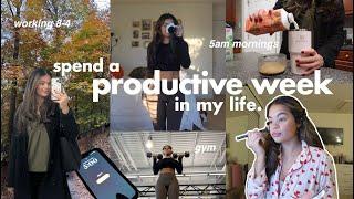 WEEK IN MY LIFE | 5am mornings, balancing an 8-4, shopping, & being productive