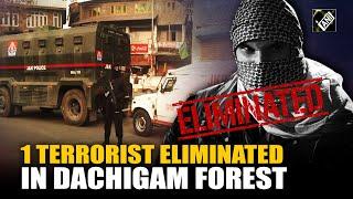 Jammu & Kashmir: 1 terrorist killed in encounter with security forces in Srinagar’s Dachigam Forest