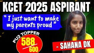 KCET Exam Tips By 2nd PUC Topper - Deeksha Karnataka ‍