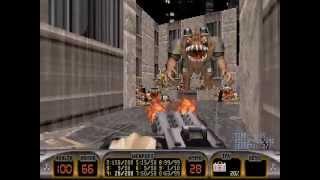 Playing Awful Duke 3D maps: ALIEN.map
