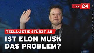 Tesla-Aktienkurs eingebrochen - Absatzflaute wegen Musk?