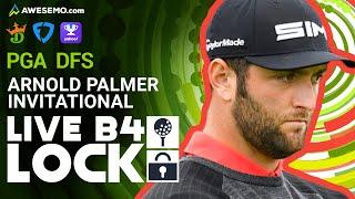 PGA DFS & Fantasy Golf Picks: Arnold Palmer Invitational Live Before Lock | DraftKings & FanDuel