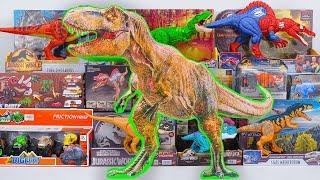 Unboxing Review Jurassic World Toys ASMR | Giant T-Rex Special Box, Dinosaur Car, Spider Spinosaurus