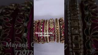 Kundan bangles #trending #bangles