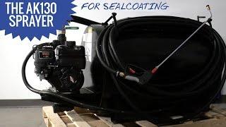 Sealcoat Sprayer Machine - AK130 for Residential Sealcoating