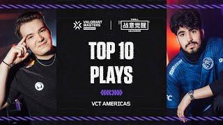 As 10 melhores jogadas do #VCTAmericas no #VALORANTMasters