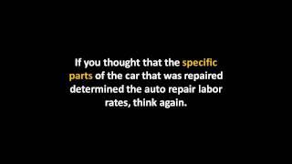 Calculate The Auto Repair Labor Cost