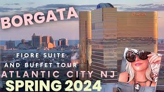 Borgata Atlantic City NJ spring 2024 suite, food hall and buffet!