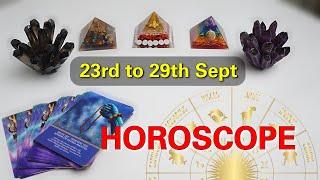 WEEKLY HOROSCOPE︎ 23rd to 29th September  Weekly Horoscope ︎ Aaj Ka Rashifal︎September Rashifal