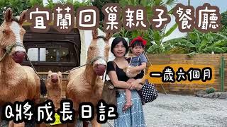 宜蘭回巢親子餐廳 #回巢 #宜蘭親子餐廳 #Q將成長日記 #親子餐廳 #動物餐廳 #象龜 #狐蒙 #天竺鼠 #黑頭羊