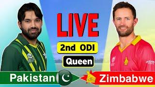 Pakistan vs Zimbabwe, 2nd ODI | Live Cricket Match Today | PAK vs ZIM Live Match Today | PAK vs ZIM