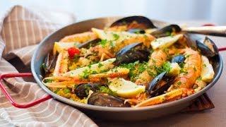 [Eng Sub]西班牙海鲜饭 Paella Recipe