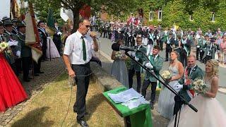 Franzel mit seinem Song "Unser Entrup" beim Stadtschützenfest 2022 in Entrup