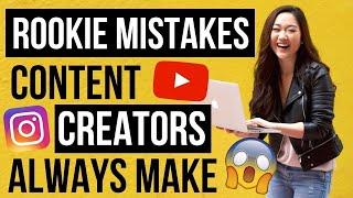 ADVICE FOR CONTENT CREATORS (8 MISTAKES you NEED to AVOID!)